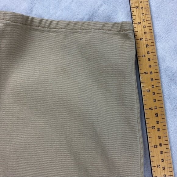 L.L. Bean Khaki Jeans Men's Sz 34 X 30 Straight Leg 100% Cotton - Picture 10 of 10
